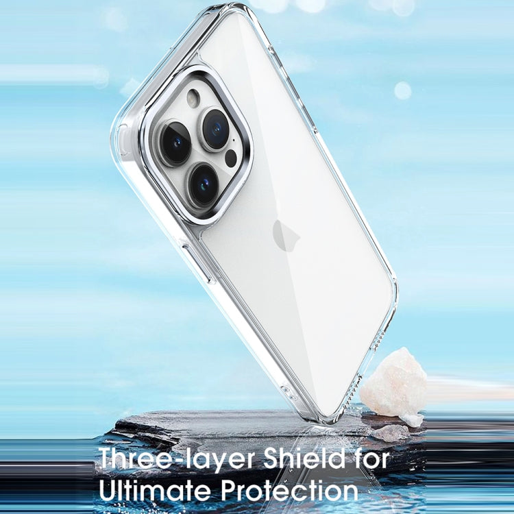 Para iPhone 15 Funda de Acrílico para Teléfono de Alta Translucidez (Púrpura) - MOVILSTORE