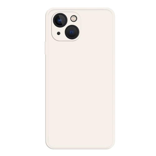 Para iPhone 15 Funda de Teléfono de Silicona Líquida de Imitación (Blanco) - MOVILSTORE