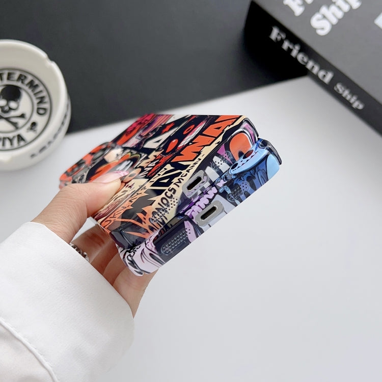 Para iPhone 15 Funda para Teléfono con Orificio Preciso para PC con Patrón Pintado (Tío de Vacaciones) - MOVILSTORE