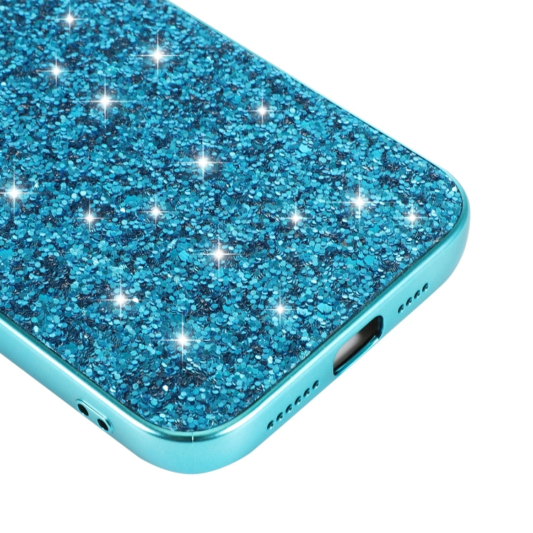 Para iPhone 15 Funda para Teléfono TPU con Purpurina En Polvo (Oro Rosa) - MOVILSTORE