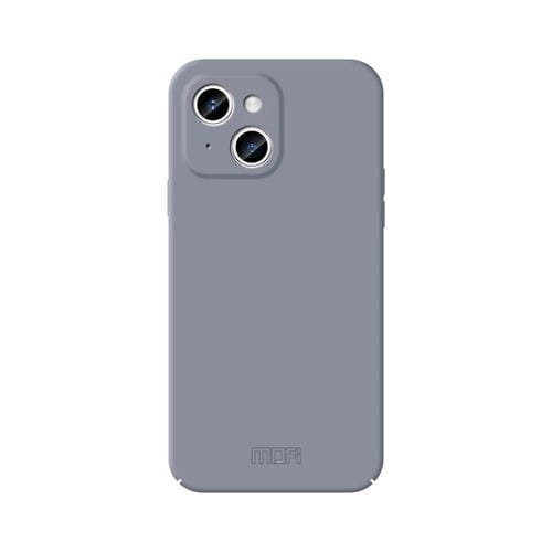 Para iPhone 15 Mofi Qin Series Skin Feel Funda de Silicona con Todo Incluido (Gris) - MOVILSTORE