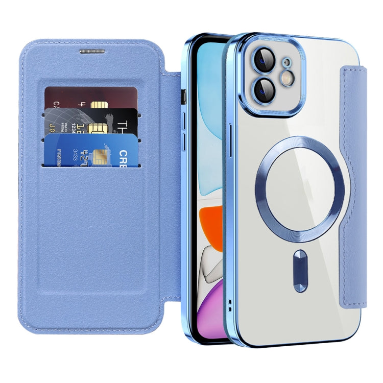 Para iPhone 15 Shield Magsafe Rfid Funda de Teléfono de Cuero con Rombos Antirrobo (Púrpura) - MOVILSTORE