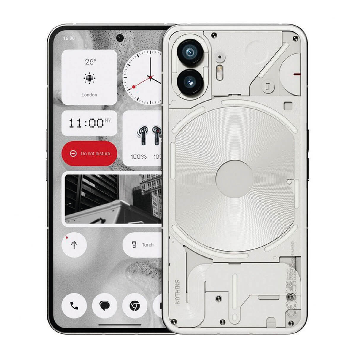 Nothing Phone 2 5G 12GB/512GB Blanco (White) Dual SIM A104 - MOVILSTORE