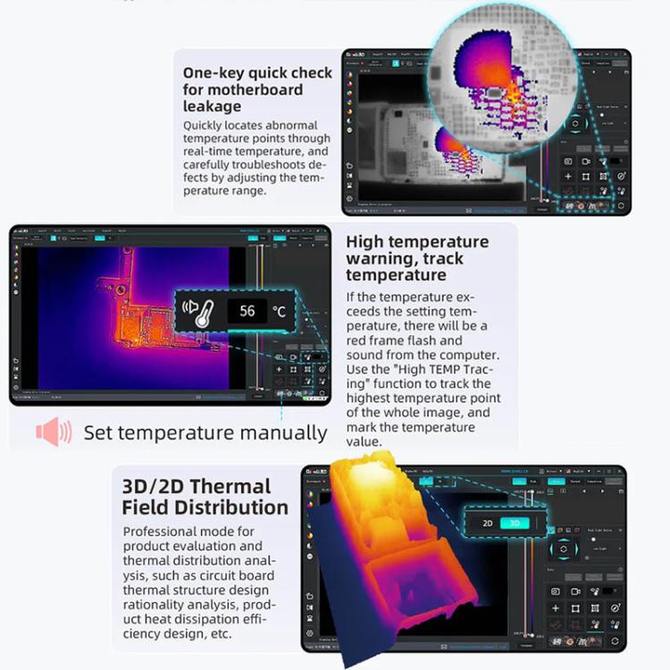 Dual Spectrum Thermometer Thermal Camera QianLi L256 iStele